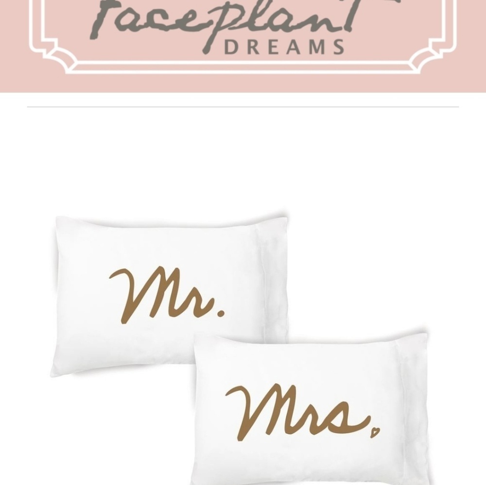 Faceplant Mr. & Mrs. Pillowcases